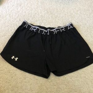 Black Under Armour Running shorts